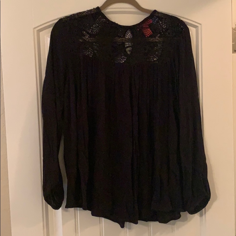 Float Black Catherine Malandrino Top